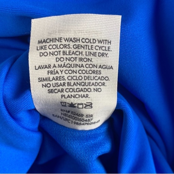 🌺 3/$25 🌺 No Boundaries | Women’s XS Royal Blue One Piece Bathing Suit | NWT | - Picture 9 of 9